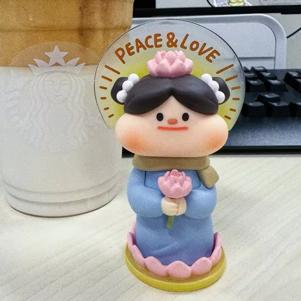 Meatball amazing girl blind box series, Buddhist girl, sealed bag